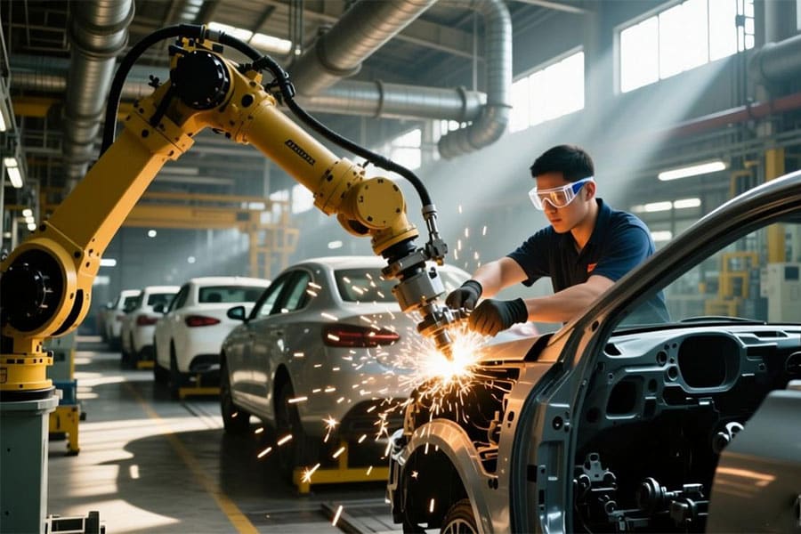 某知名汽车企业应用久维智检高清智能工业内窥镜实现发动机检测效率跃升