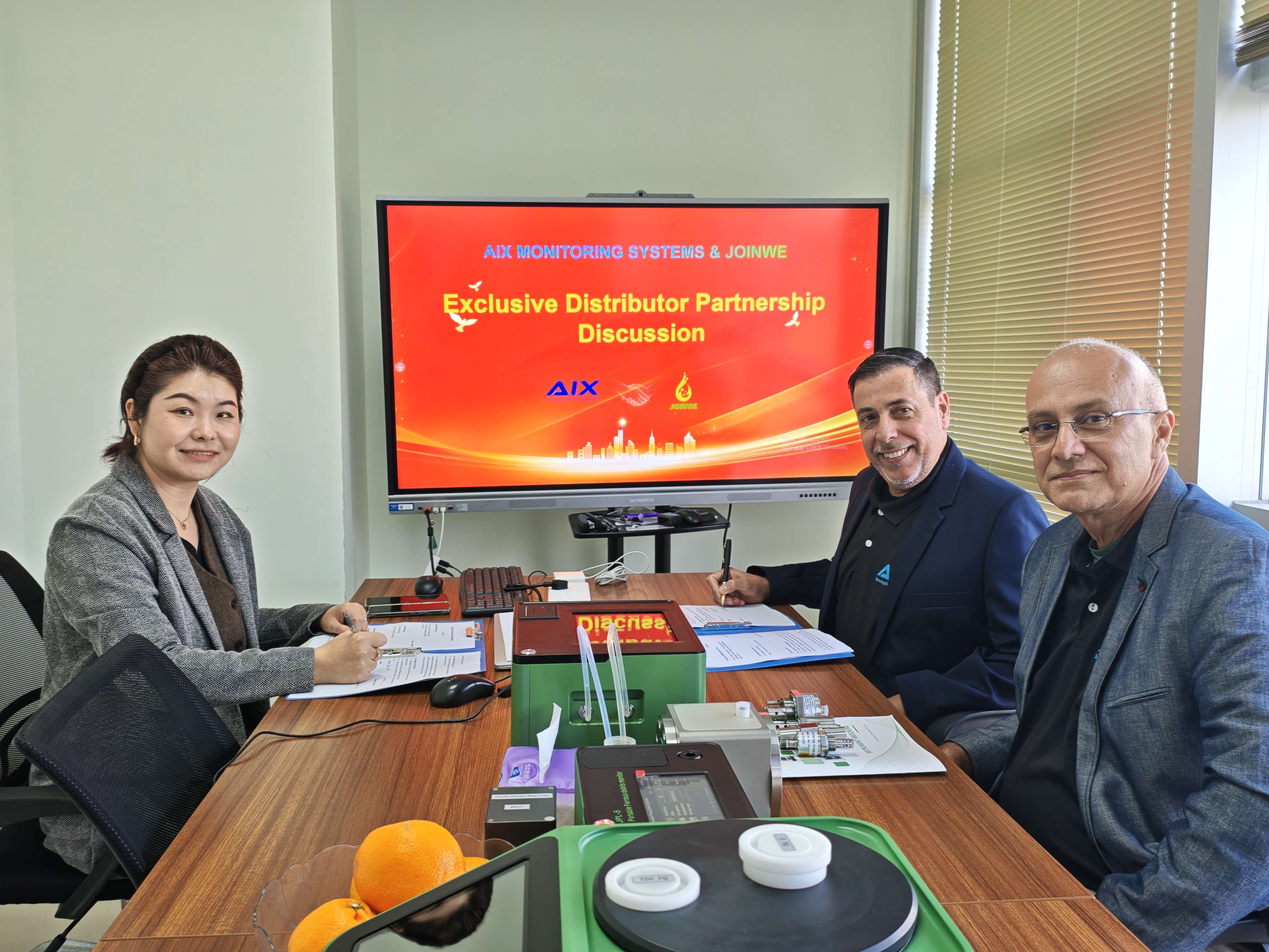 久维智检与AIX监测系统公司签署独家分销协议，共拓拉美工业新版图